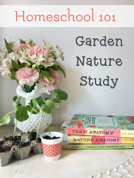 Homeschool Garden Nature Study