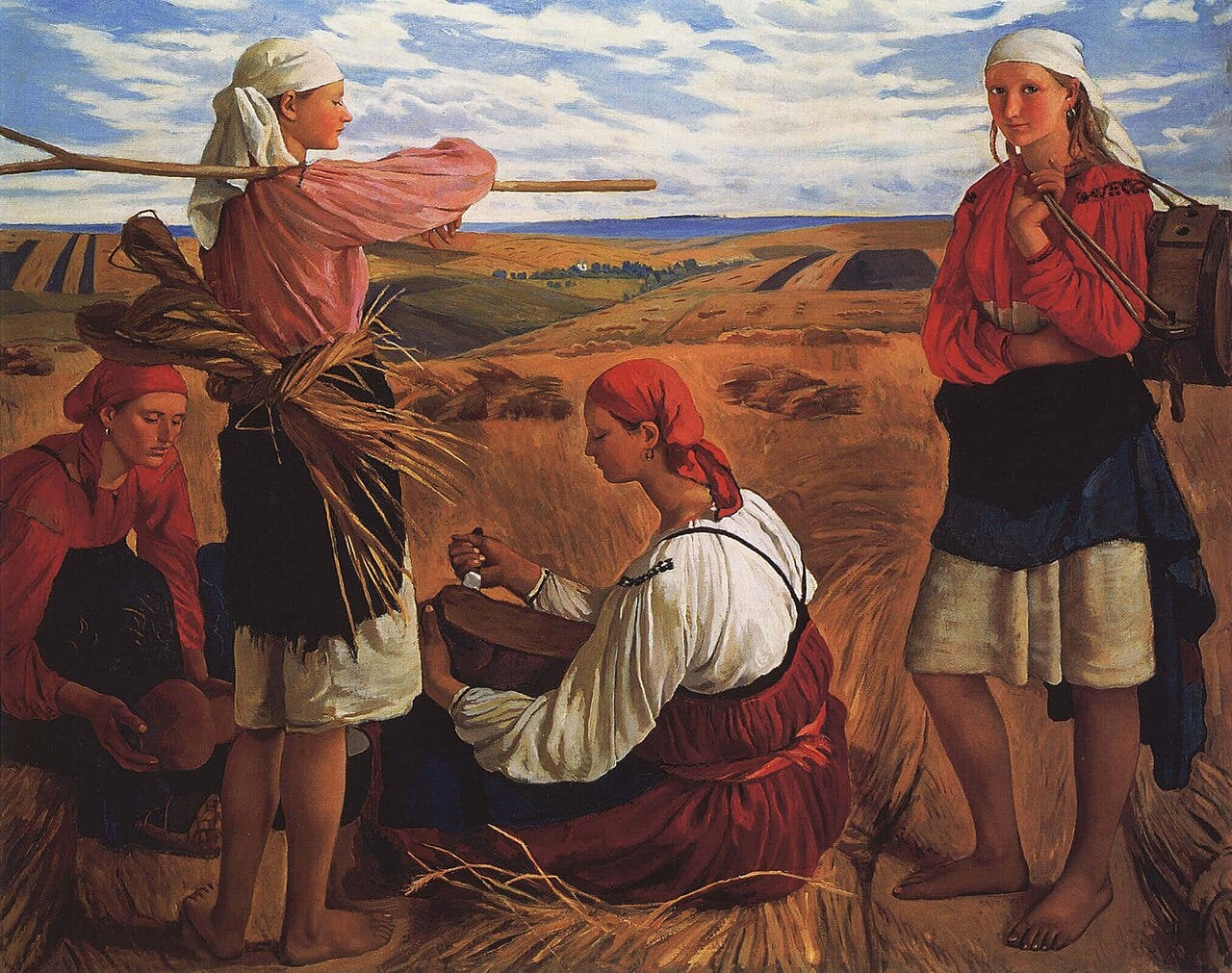 peasant scene
