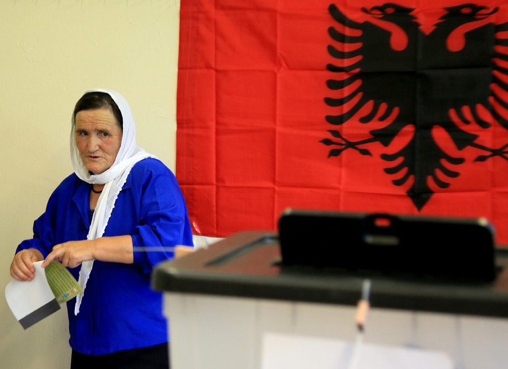 Albanians vote in Parliamentary Elections