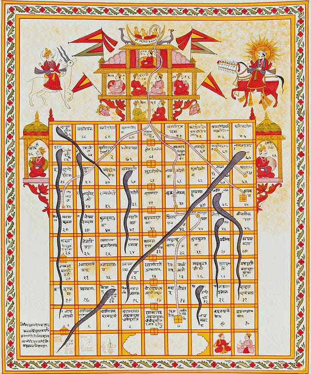 Snakes and ladders game image Snakes and ladders game image