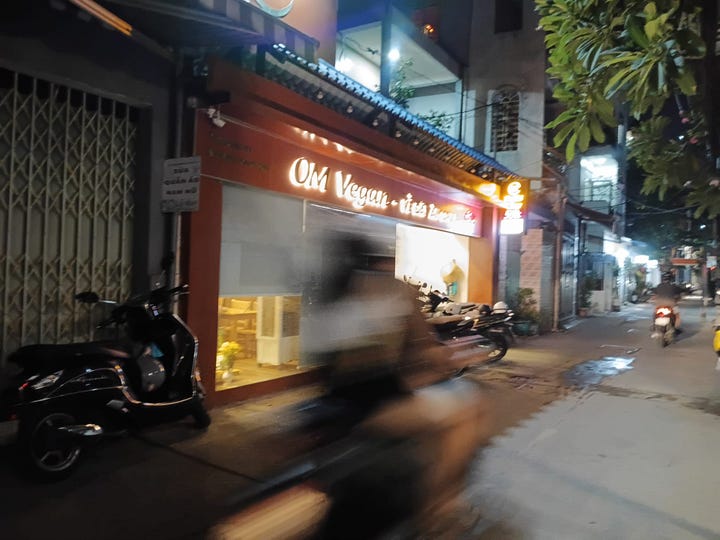 photos of vegan food in da nang, vietnam