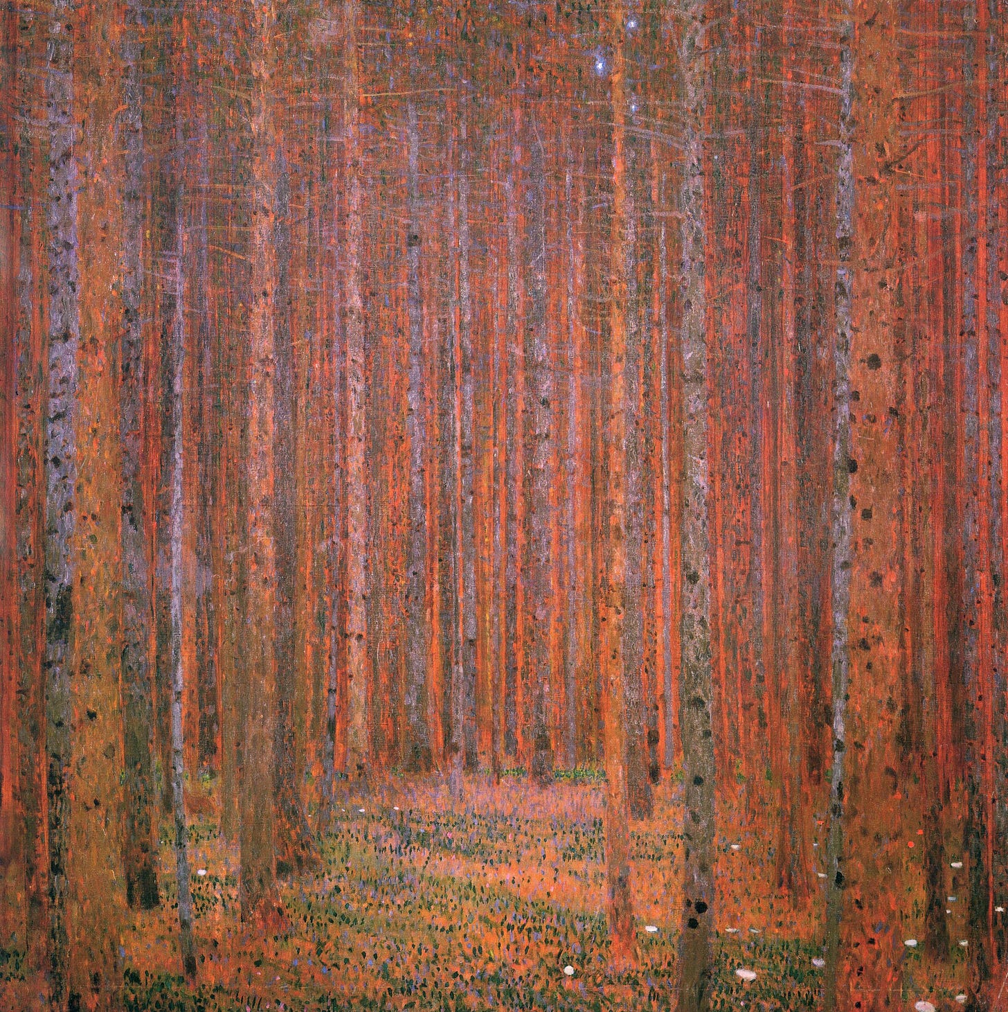 Klimt's Forest Paintings in Litzlberg - Painting - Senses Atlas