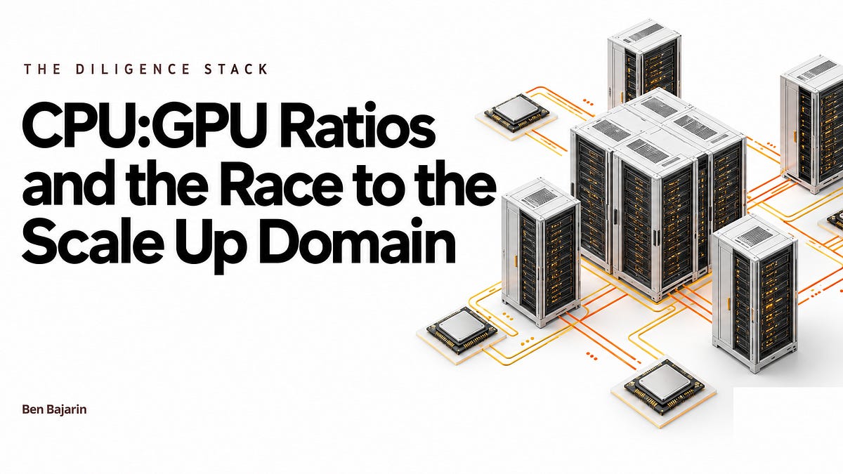 CPU:GPU Ratios and the Race to the Scale Up Domain