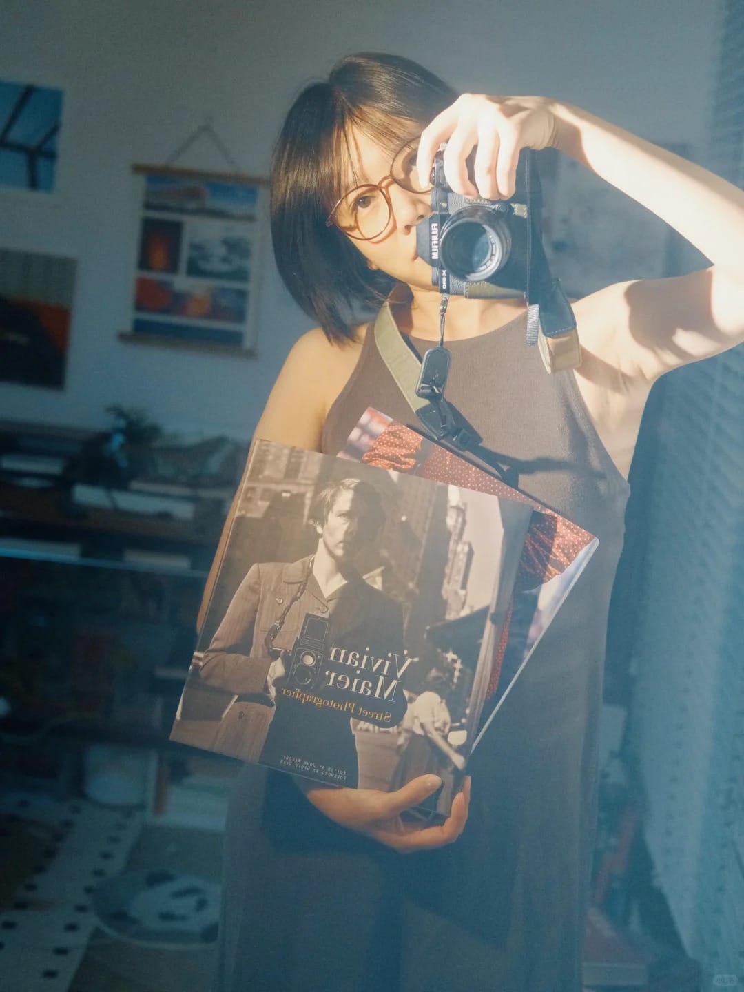 她和她的胶片相机