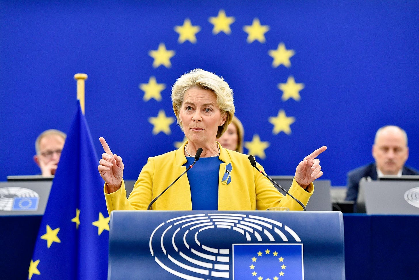 Ursula von der Leyen delivers the first State of the Union address during  wartime - Fundación Galicia Europa