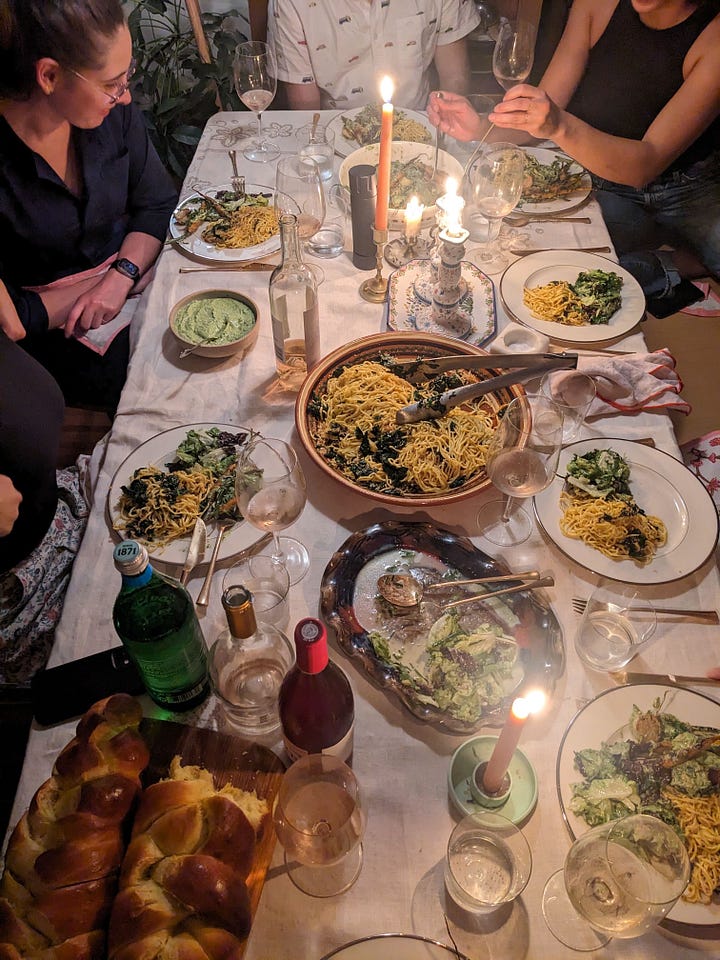 Shabbat dinner images