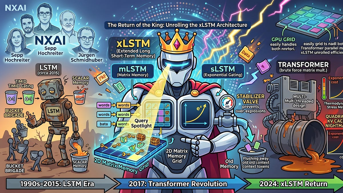 The Sequence Knowledge #854: Return of the King: Unrolling the xLSTM Architecture