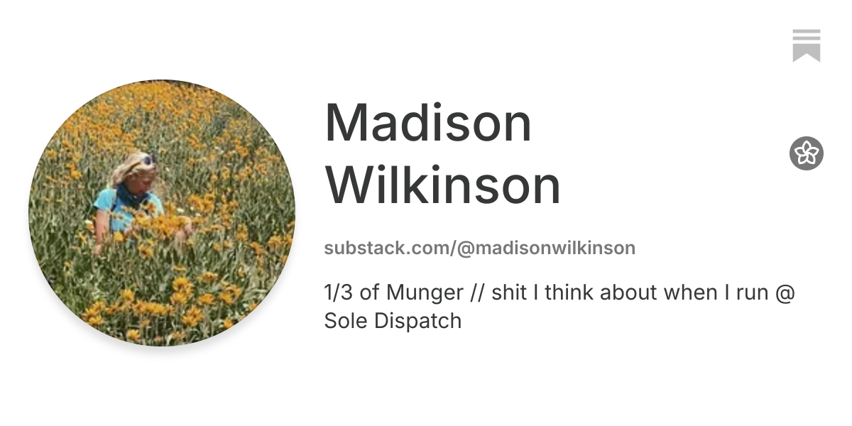 Madison Wilkinson | Substack