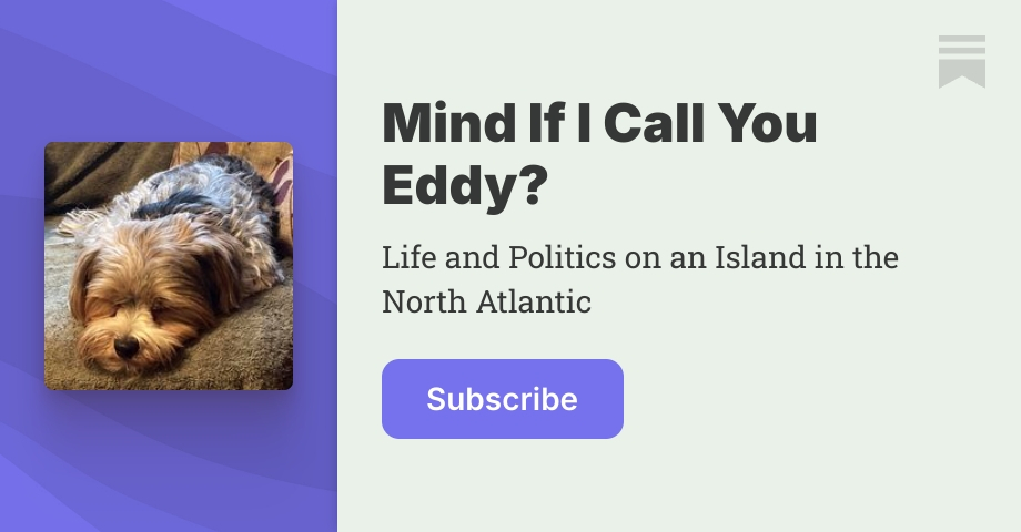 Mind If I Call You Eddy? | Ivan Morgan | Substack