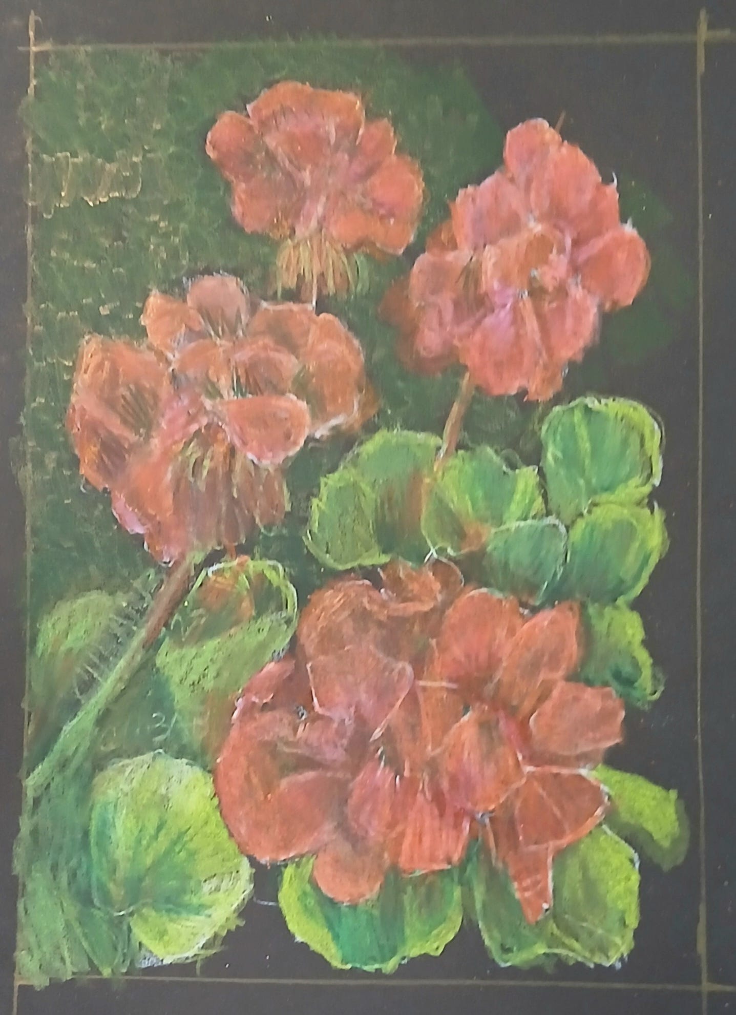 semi-finished drawing