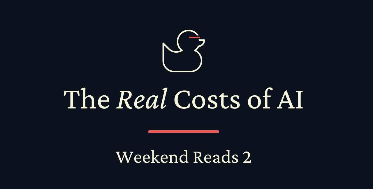 AI’s Biggest Cost Is Cognitive, Not Compute | Weekend Reads 2