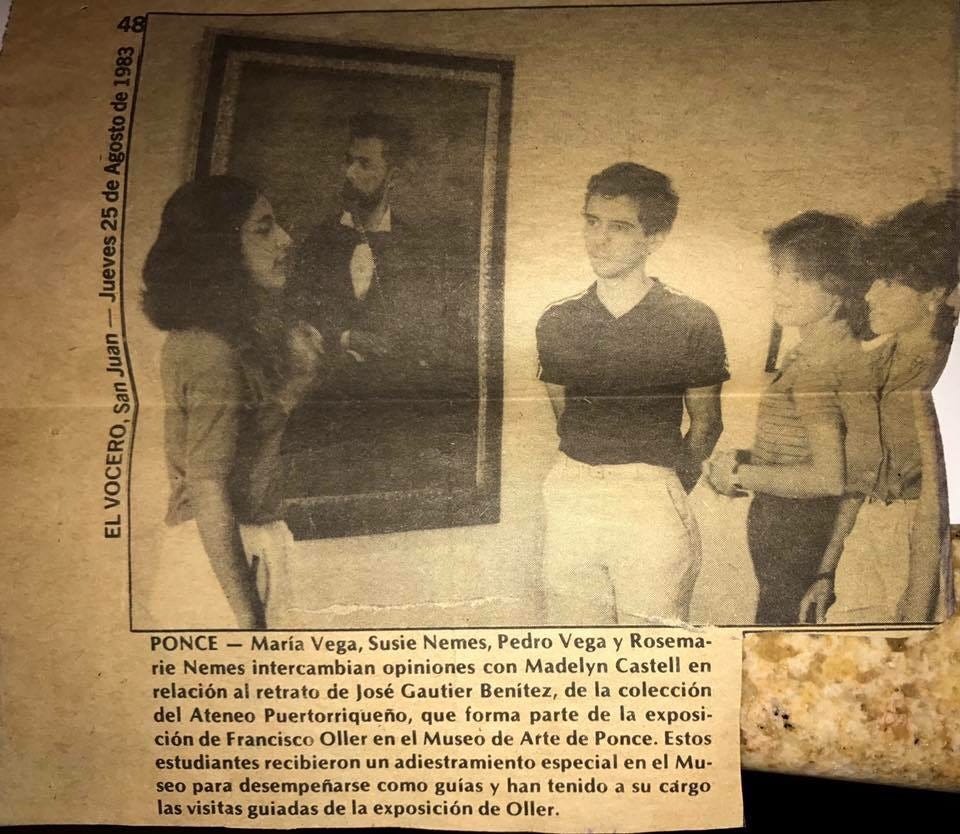 Newspaper Report On Francisco Oller Expo Newspaper Report On Francisco Oller Expo