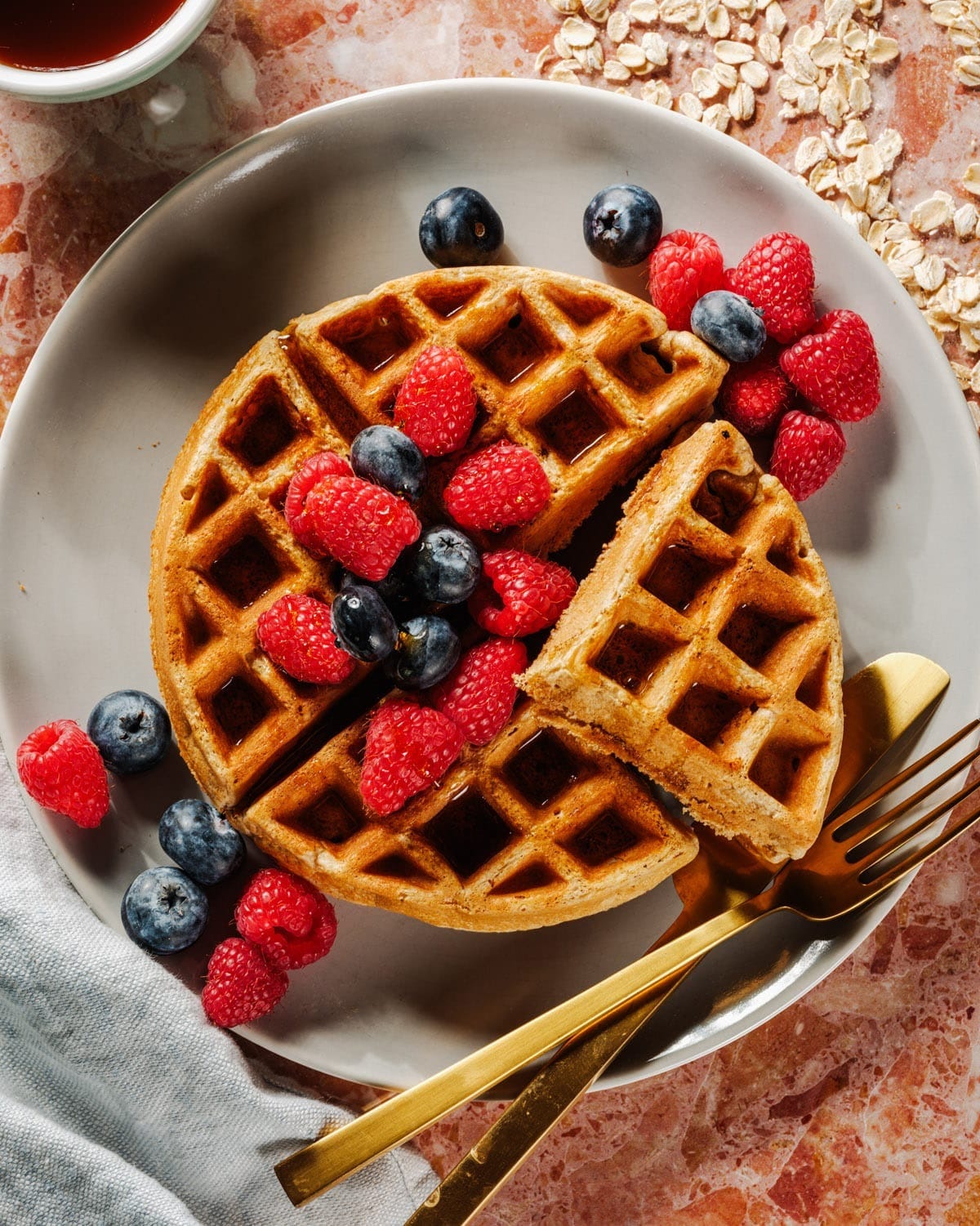 Oatmeal Waffles Oatmeal Waffles