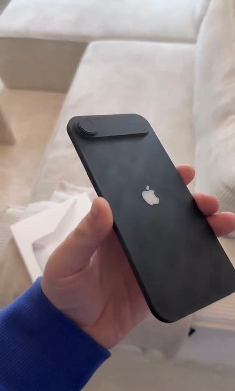 iPhone 17 Air design dummy units