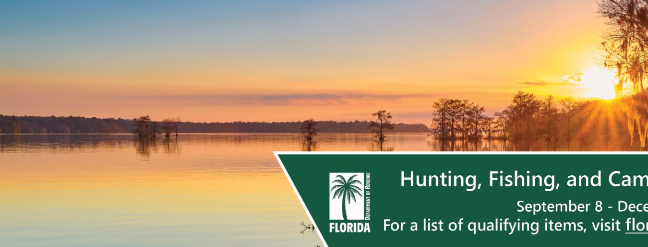 Florida Outdoor Gear Sales Tax Holiday Runs Through December 31