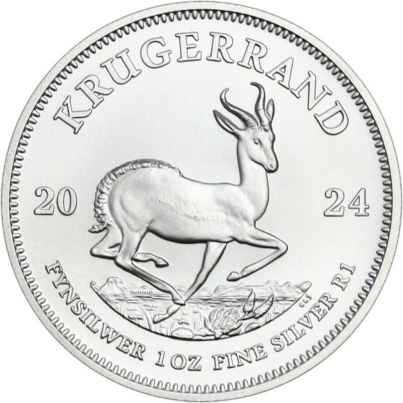 2024 Silver Krugerrand 1oz BU Coin | SilverTowne