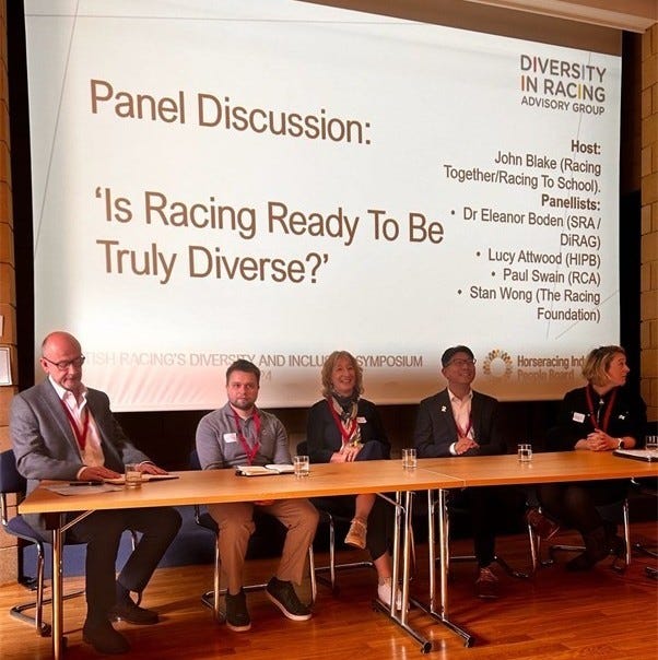 Diversity and Inclusion Symposium at the British Racing School in Newmarket, 14 May 2024