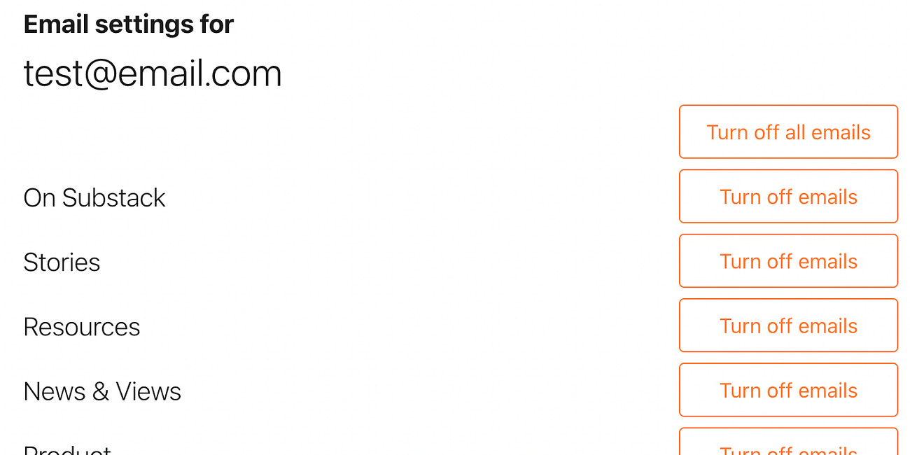 How to unsubscribe from my newsletter