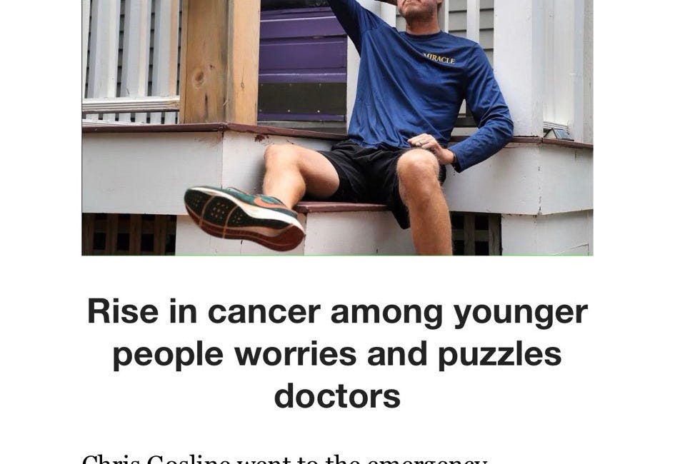 "VACCINE" UPDATE: MSM Normalizing A "Worrying" And "Puzzling" Global Epidemic Of Cancer Among Younger People