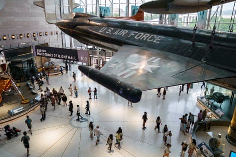 an aircraft on display