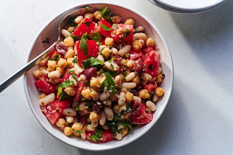 Puttanesca Chickpea-Tomato Salad Puttanesca Chickpea-Tomato Salad
