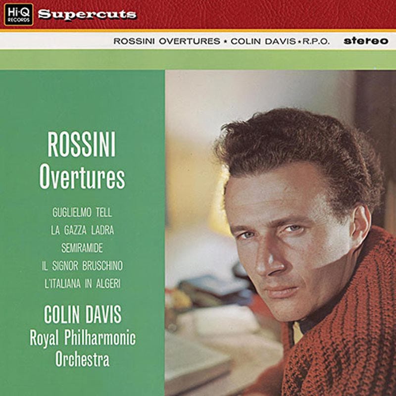 Rossini: Overtures / Sir Colin Davis(Conductor), Royal Philharmonic  Orchestra , 羅西尼: 序曲/ 柯林戴斯(指揮)、皇家愛樂管弦樂團(180g LP) 博樂伯樂Expo Music