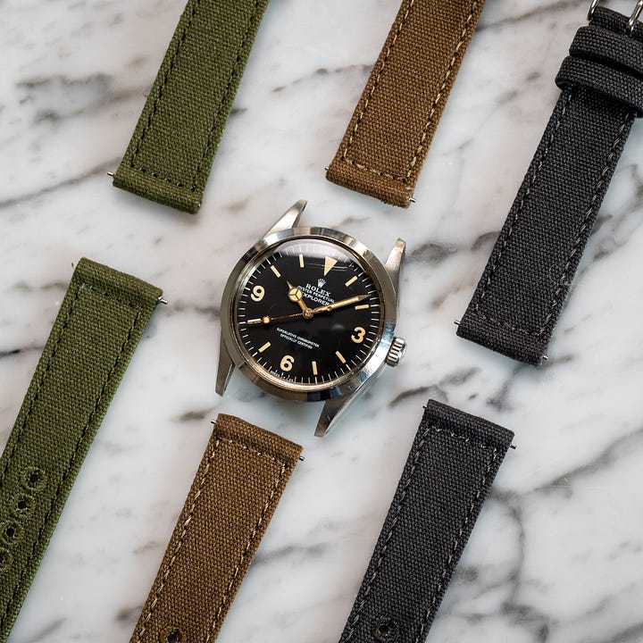 Best canvas strap for vintage watches