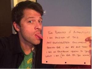 Director Misha does PR. In his own way. Director Misha does PR. In his own way.