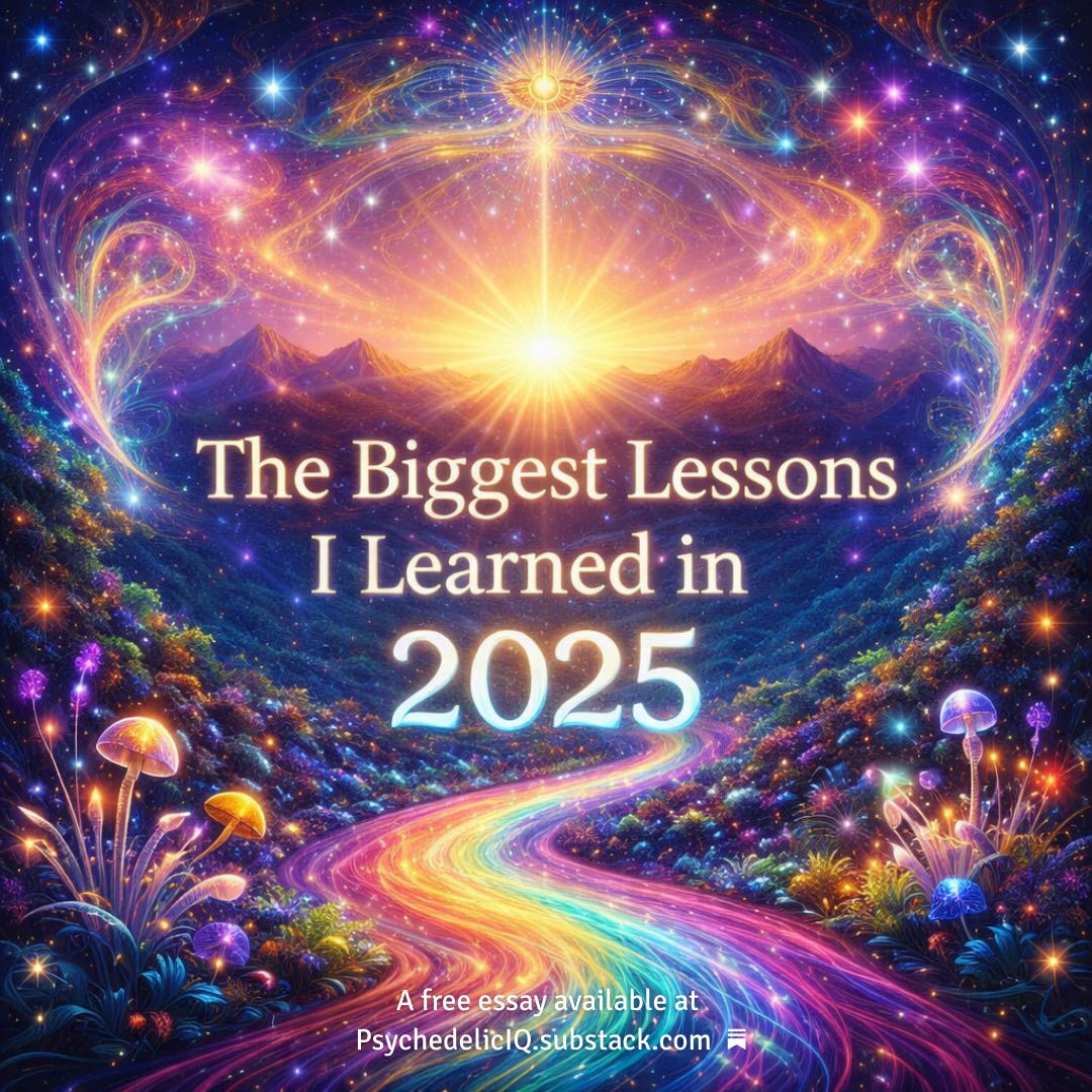 The Biggest Lessons I Learned in 2025 - by Gv Freeman