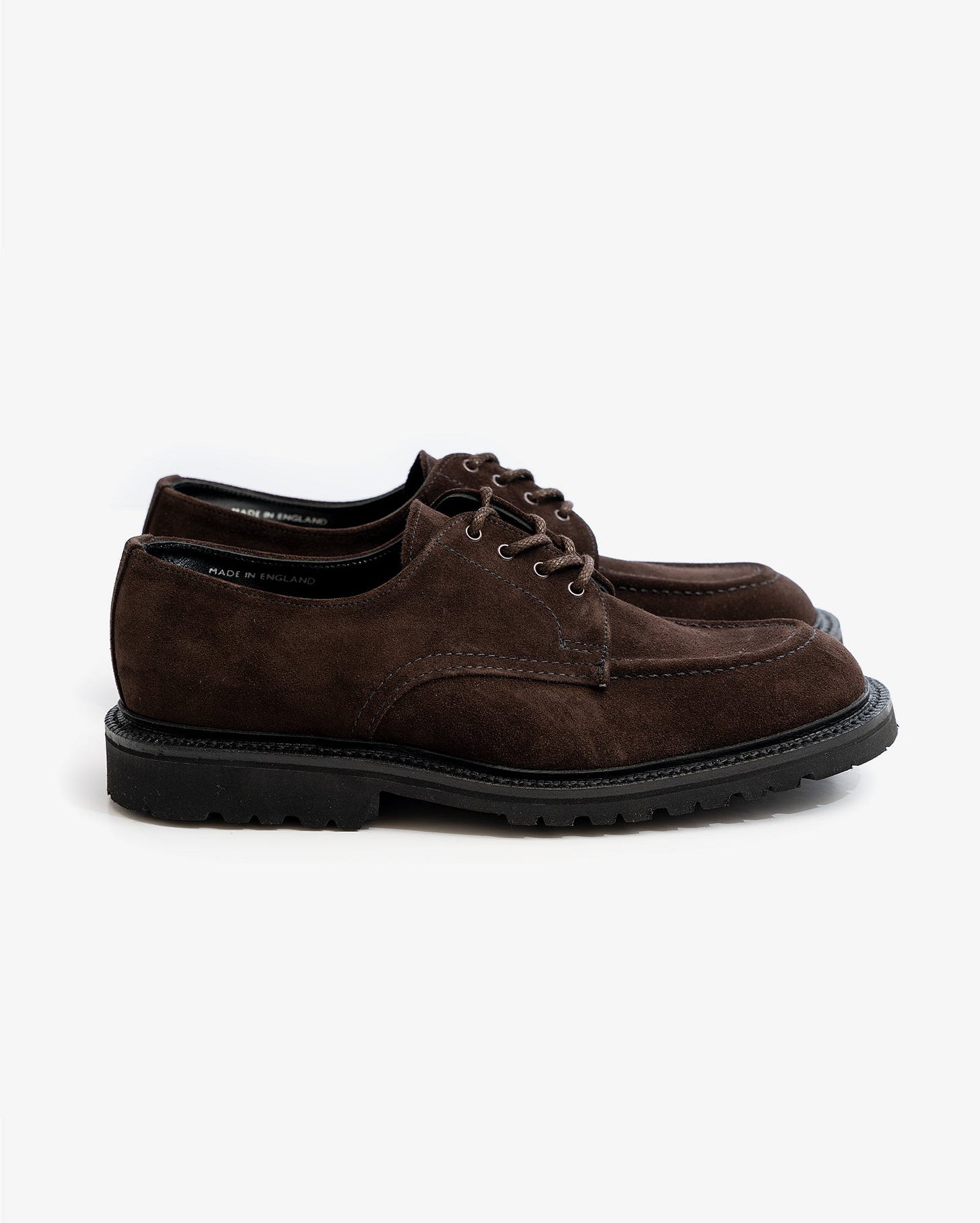 APRON TOE DERBY - PINNER SUEDE