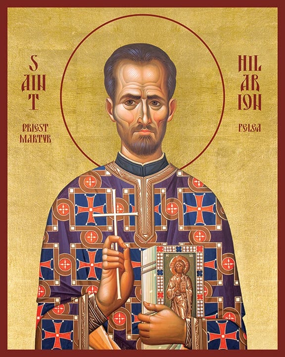 Icon of St. Hilarion Felea - 21st c. (1HI20)