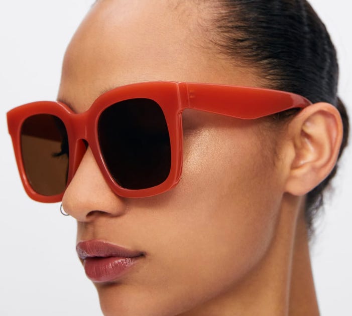 Oversized Red Sunnies Oversized Red Sunnies
