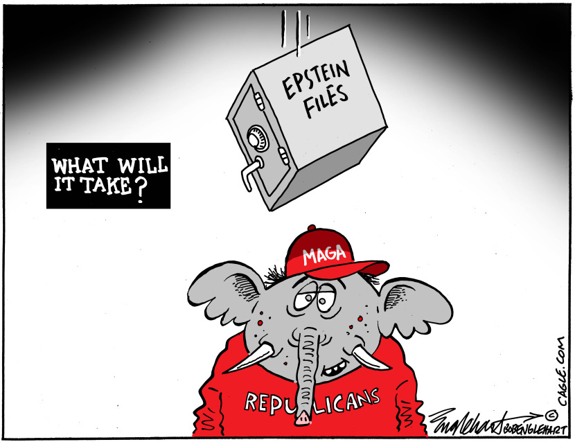 Republicans And Epstein Files by Bob Englehart