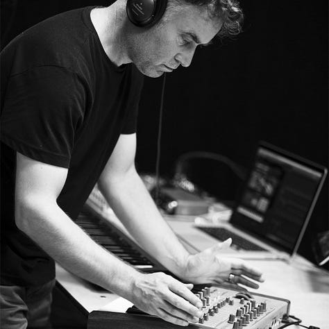  Petrichor LP cover, James Osland's hands & Andrew Heath