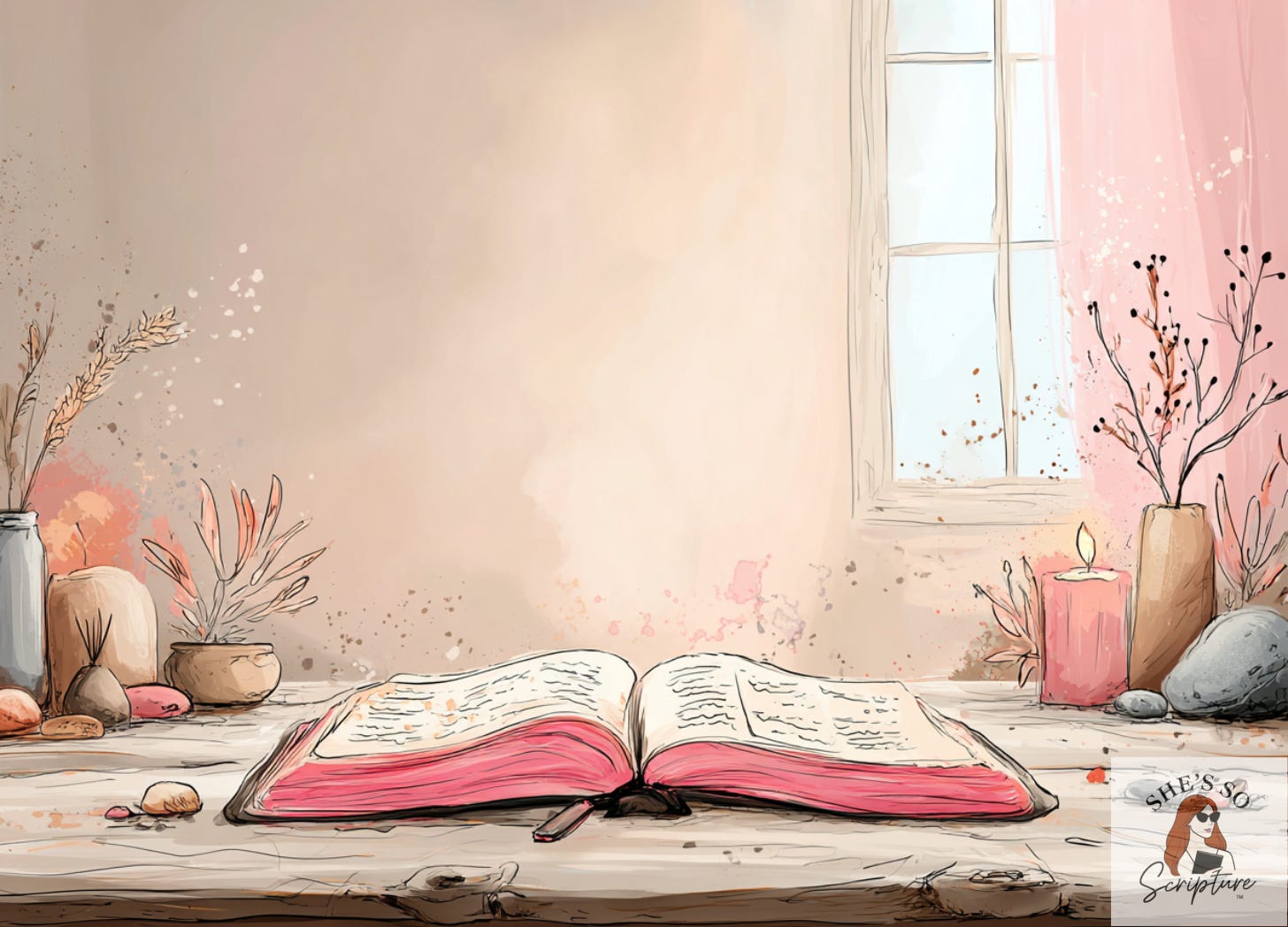 Open Bible on a table in soft light, representing calm study of Revelation, Ezekiel, and apocalyptic Scripture.