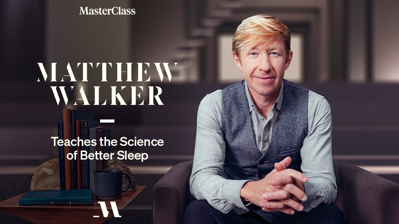 Matthew Walker Teaches the Science of Better Sleep | Official Trailer |  MasterClass