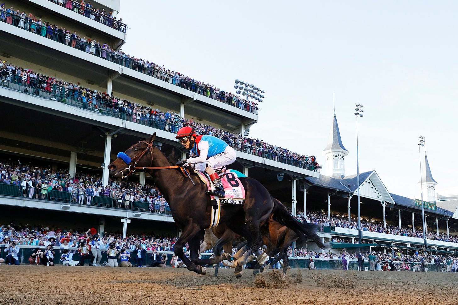 Kentucky Derby winner Medina Spirit fails drug test, trainer suspended