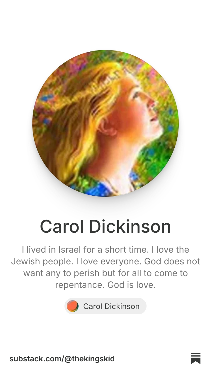 Carol Dickinson | Substack