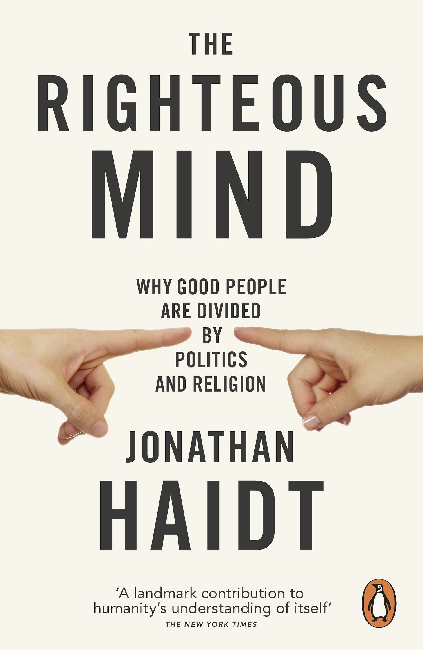 The Righteous Mind: Why Good People are Divided by Politics and Religion:  Amazon.co.uk: Haidt, Jonathan: 0884607571077: Books