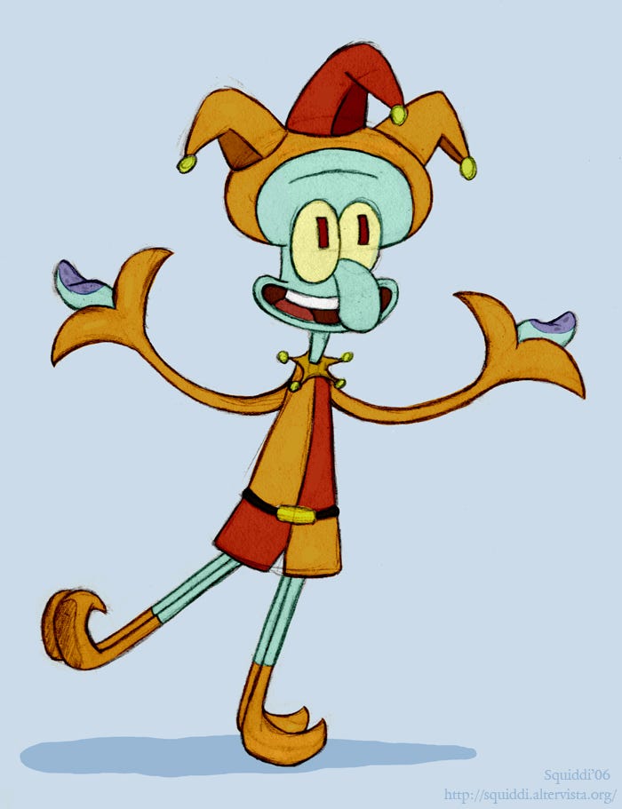 Squidly Tentacles is a Fool