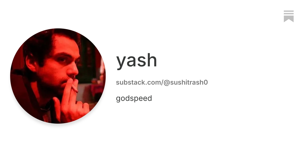 yash | Substack