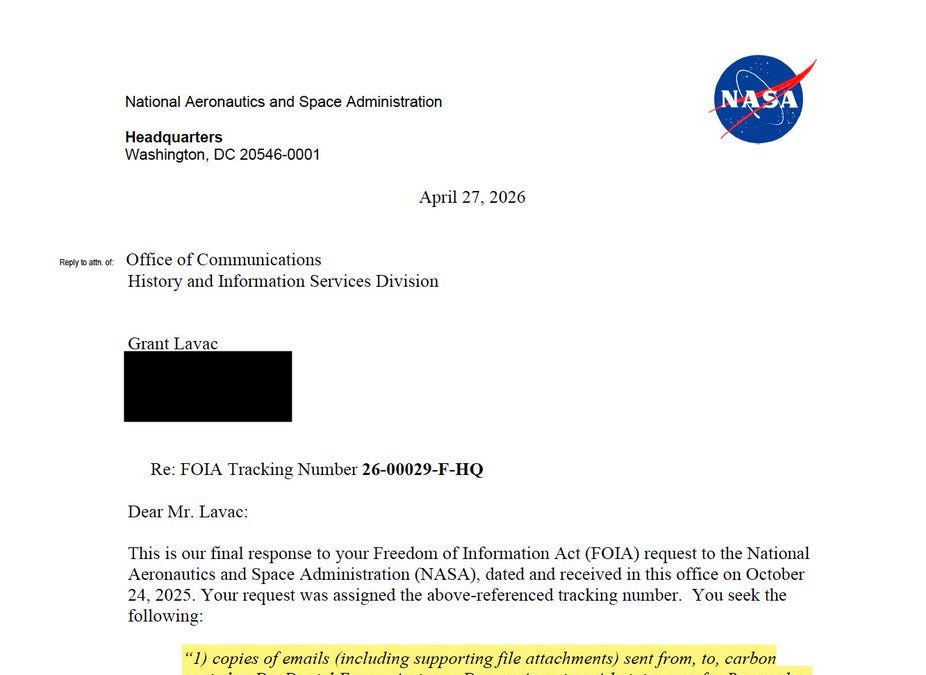 NASAs Handling of UAP Records