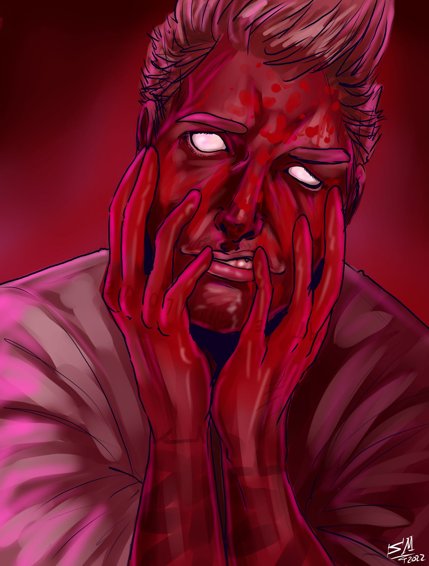 Fanart by spade_fantasy of Quinn Brady from the film The Retaliators