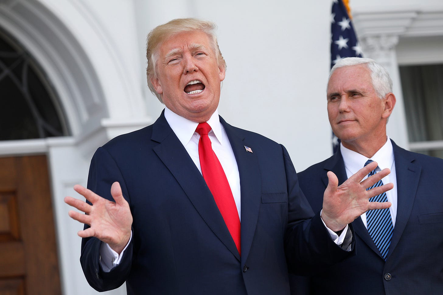 Trump has made Mike Pence the sycophant-in-chief. That's why he's keeping him. Trump has made Mike Pence the sycophant-in-chief. That's why he's keeping him.