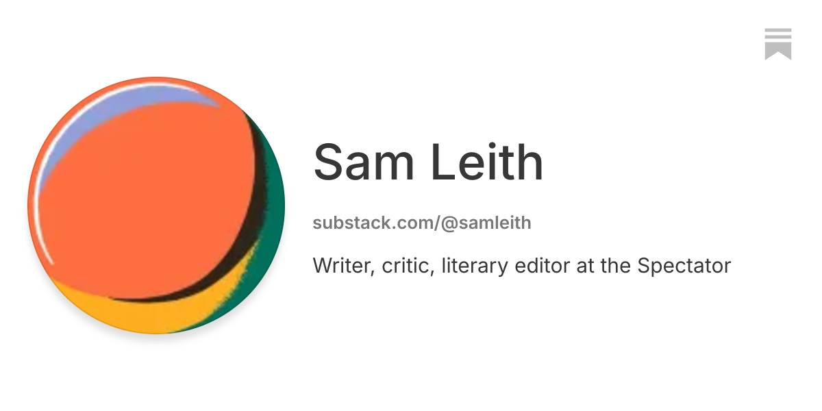 Sam Leith | Substack
