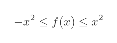 Squeeze theorem example Squeeze theorem example