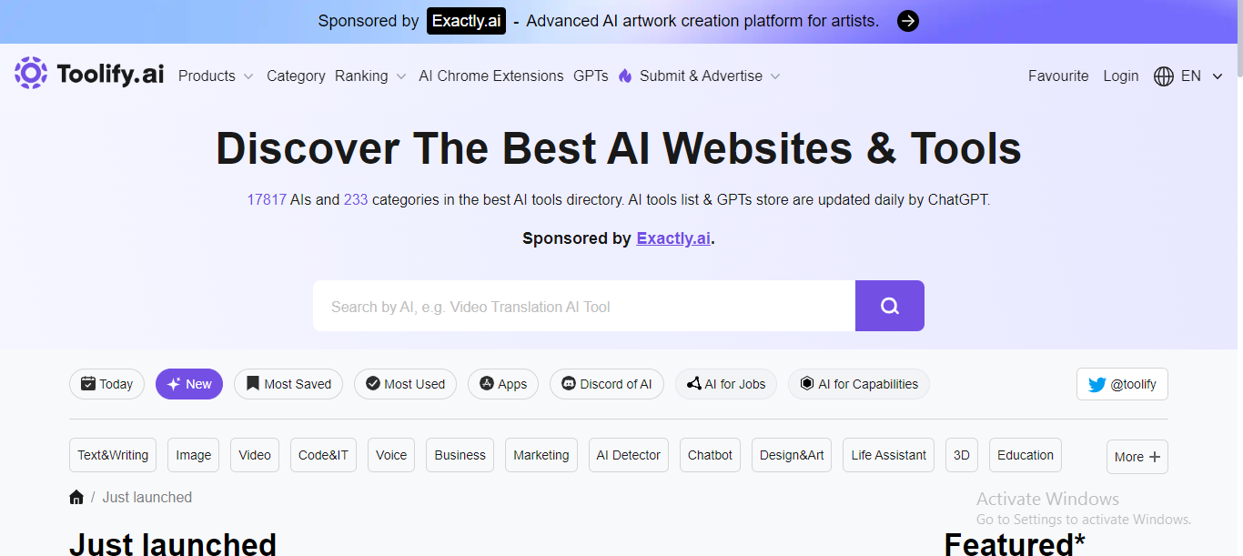 toolify AI The list of all the AI Tools toolify AI The list of all the AI Tools
