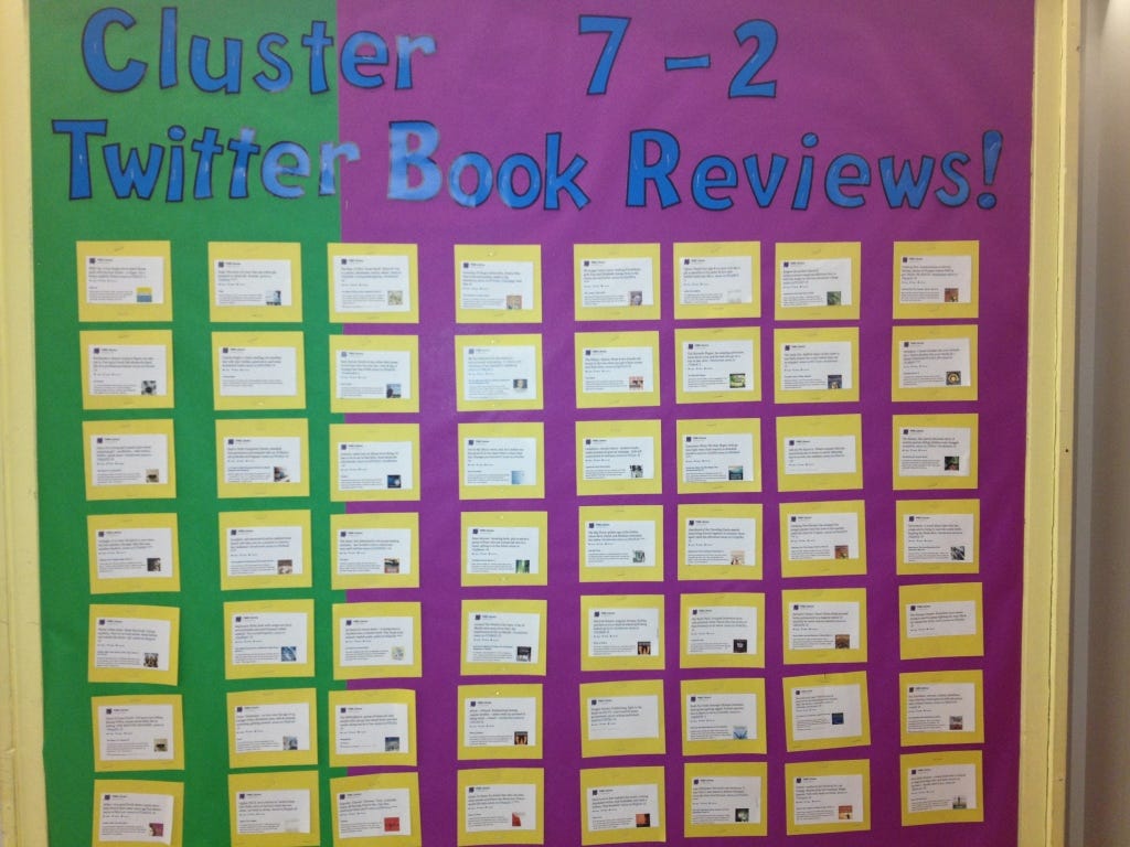 Twitter Book Review Bulletin Board | Pollard Library Media Center Blog