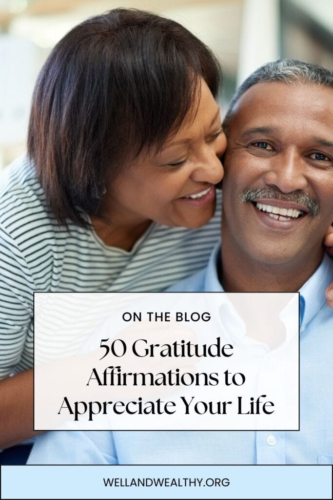 50 Gratitude Affirmations