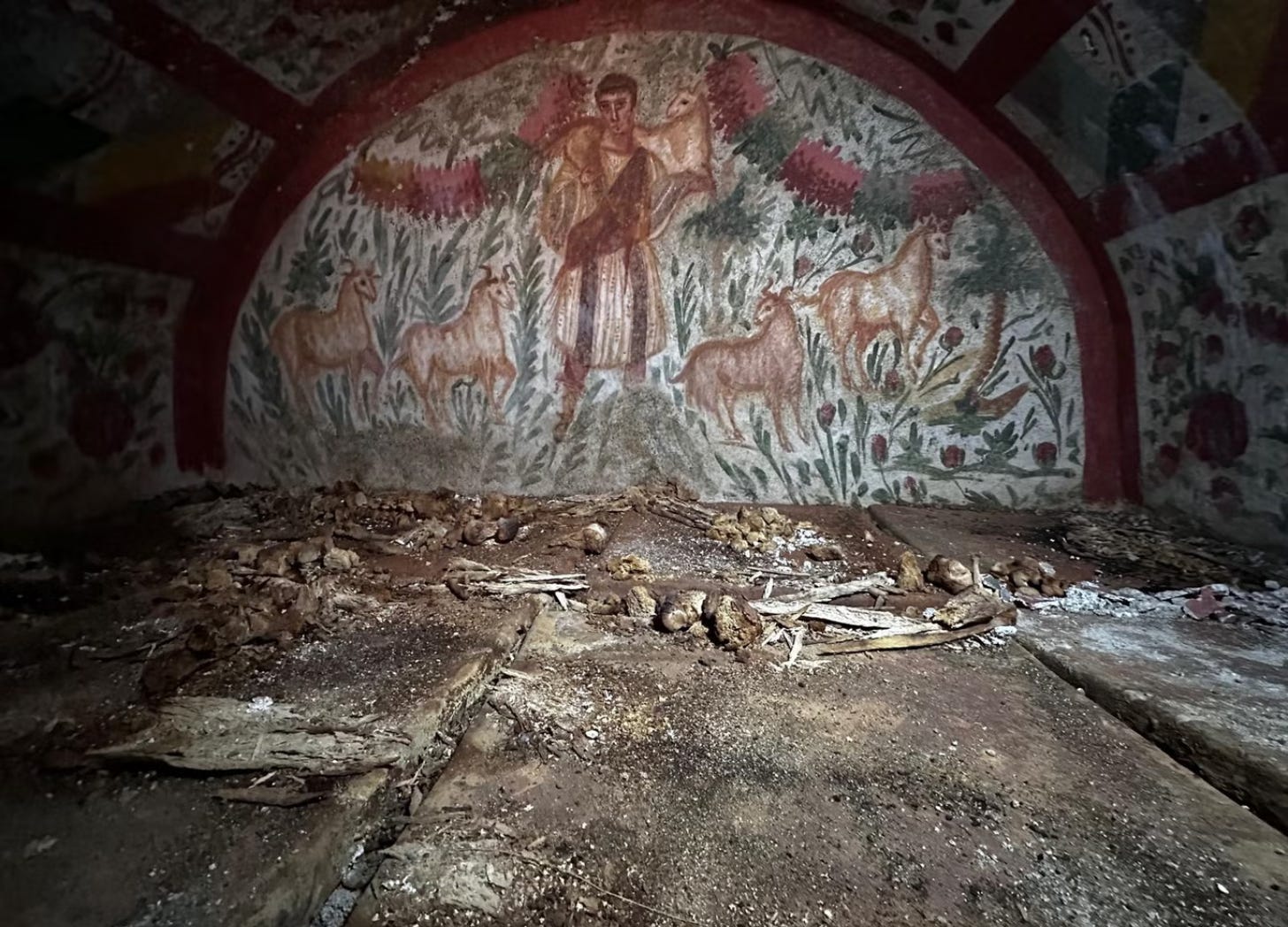 Archaeologists in northwestern Türkiye have uncovered a remarkable early Christian fresco that may change how scholars understand the visual world of Christianity before it became the dominant religion of the Roman Empire. Archaeologists in northwestern Türkiye have uncovered a remarkable early Christian fresco that may change how scholars understand the visual world of Christianity before it became the dominant religion of the Roman Empire.